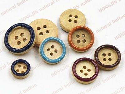 wood button-w31